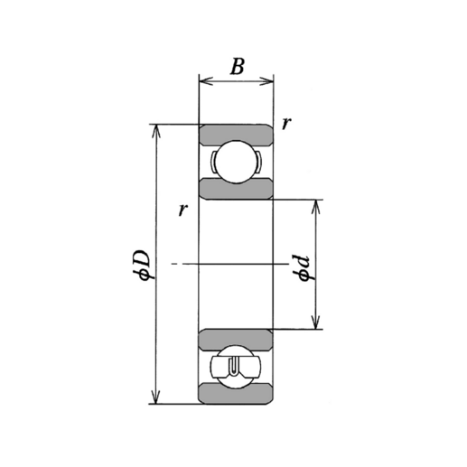 Rs Mm X Mm X Mm Isk Bearingsjota Bearing